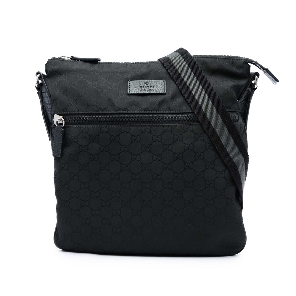 Pre-Loved Gucci GG Nylon Web Crossbody